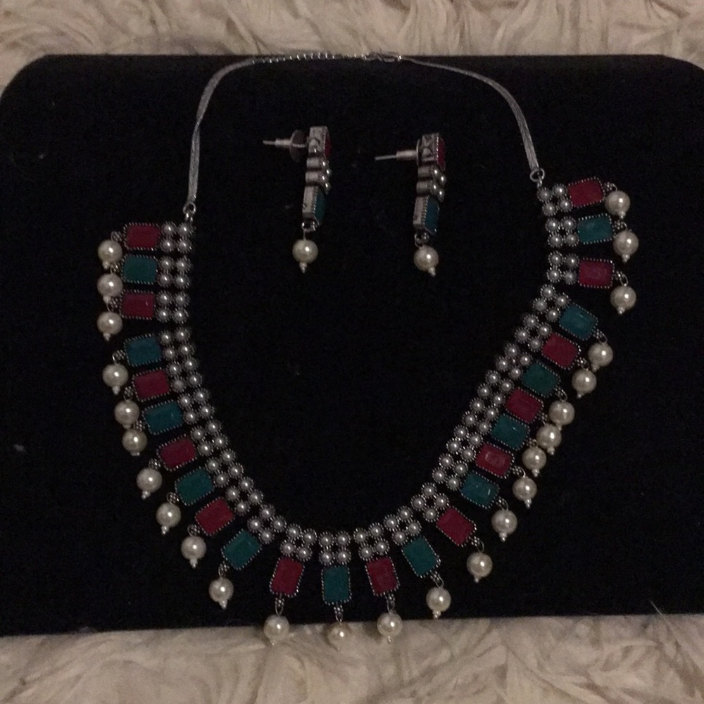New Earrings and necklace